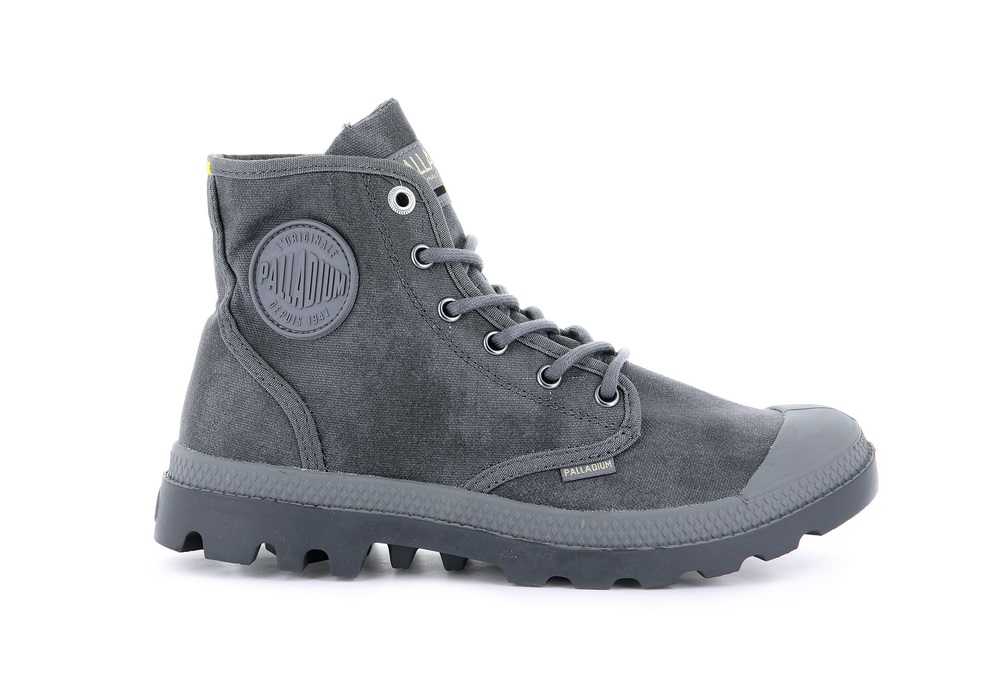 Botas Palladium PAMPA HI WAX Mujer Metal | Costa Rica-54283